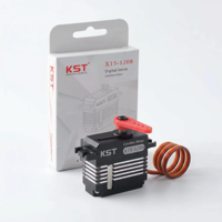 Servo sin escobillas KST X15-1208 de 13.5kgcm, 0.08s, 60 grados, 8.4V, PWM, RS485, CAN, con engranajes de acero templado para módulos de exploración marina