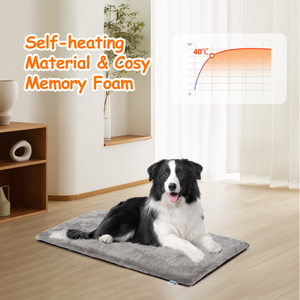 Nobleza tappetino termico di lusso per cani e gatti di piccola taglia autoriscaldamento per Pet letto con materasso in fibra spessa coperta per animali domestici - Product Image 2