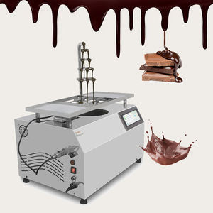 Machine à tempérer le chocolat 1000W <span class=keywords><strong>Selmi</strong></span> Machine à enrober les boules de chocolat Machine à fabriquer des bonbons au chocolat aux cacahuètes pour l'enrobage - Product Image 1