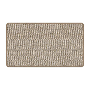 Alfombra de Entrada Rectangular con Diseño Chevron, Antideslizante, de Fibra de Poliéster, para Uso Doméstico, Resistente a las Manchas y al Polvo - Product Image 1