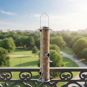 Oferta Especial de Amazon: Comedero para Pájaros de Metal Colgante, Portátil, Automático, a Prueba de Ardillas, para Palomas, Comedero de Cobre para Pájaros - Product Image 6