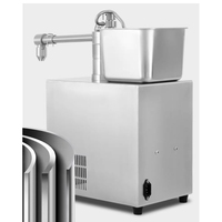 Nouvelle conception de mélangeur à crème, machine à fouetter la crème, production automatique et efficace de crème fouettée, utilisation en restaurant