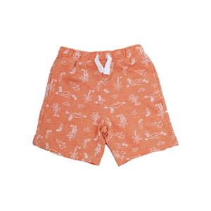Shorts de bain décontractés pour hommes 2025 de haute qualité, 100 % coton, avec logo personnalisé par sublimation, respirants, séchage rapide, taille mi-haute - Product Image 1