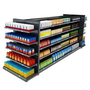 Étagère en acier réglable à 5 niveaux blanche, pour supermarché, épicerie et présentation en <span class=keywords><strong>magasin</strong></span> - Product Image 5