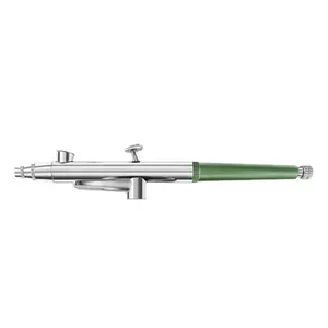 Pistolet aérographe pour ongles, portable, simple <span class=keywords><strong>action</strong></span>, avec kit de nettoyage, outil de remplacement pour Nail Art Model Painting - Product Image 2