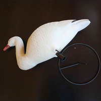 Décoy de chasse au canard en plastique PE durable et léger, silhouette de canard gris flottant, pour la neige, le Canada, vente en gros, utilisable comme mannequin flottant