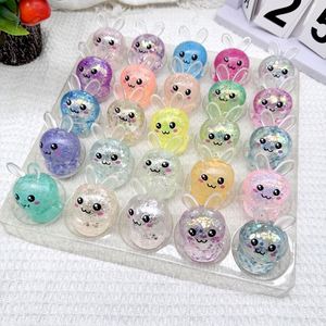 Kawaii 7cm Colorful Sequin Bunny Maltose TPR Squishy <b>Toy</b> Stress Relief Gift for Kids Adults Release Squeeze <b>Toys</b> Gift - Product Image 3