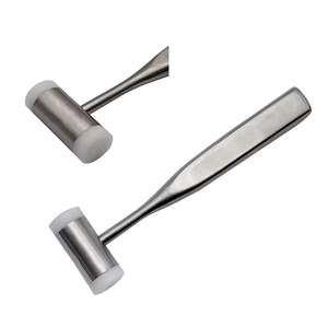 Martillo para injerto óseo dental, espalda de cisne quirúrgica para implantes, martillo ortopédico de acero inoxidable, instrumento de cirugía dental, herramienta clínica - Product Image 1