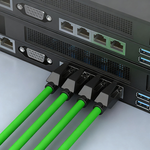 สายเคเบิลอีเธอร์เน็ตอุตสาหกรรม Cat6 แบบยืดหยุ่นสูง สำหรับรางลากสายไฟ รองรับ Profinet ป้องกันสัญญาณรบกวน สำหรับเซอร์โวมอเตอร์ หุ่นยนต์ 10 กิกะบิต - Product Image 2