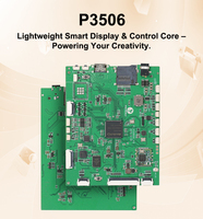 Placa Embebida RK3506, Placa Madre PLC de Control Industrial Linux, 128MB DDR3, 128MB NAND, LVGL UI, POE, Pantalla Inteligente para el Hogar