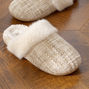 Pantuflas de Algodón para Mujer para Otoño e Invierno, Aislantes para el Hogar con Forro de Felpa - Product Image 2