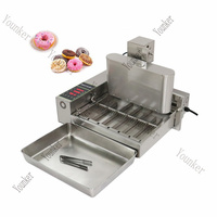 Machine à Loukoumades Automatique Portable T102s pour la Fabrication de Boules de Mochi et de Donuts, avec Trémie de 9L, Machine à Frire pour Boulangerie, Haute Productivité