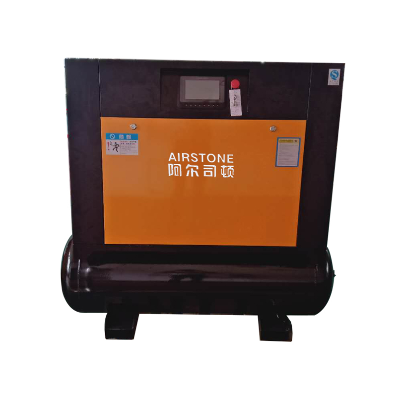 Todo-en-uno 5.5KW 7.5kw 11KW 15KW integrado compresor de aire de tornillo con secador y tanque de 300 litros