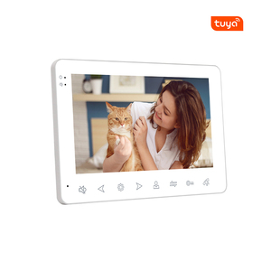 Tuya Wifi vân tay video Cửa Điện thoại Nhà Thông Minh <span class=keywords><strong>intercom</strong></span> chuông cửa Video điện thoại cho 2 gia đình với thẻ và dấu vân tay - Product Image 5