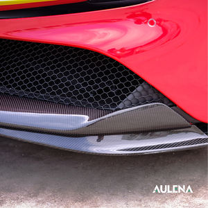 Aulena Dry Body Kit karbon Splitter depan belakang Spoiler diffuser bumper sisi rok aksesoris Body Kit untuk Ferrari SF90 - Product Image 4