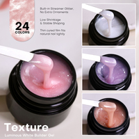 Gel Constructeur Blanc Lumineux Sans HEMA ni TPO Certifié CPSR Gel Constructeur OEM Sans Chauffage Gel d'Extension d'Ongles Marque Propre