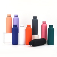 Bouteille d'eau isotherme personnalisable de 1000 ml à goulot étroit, sans BPA, en acier inoxydable, pour activités de plein air