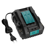 Mini chargeur DC18RC BL1850B pour ensemble d'outils électriques 14.4V/18V puissance de sortie 65W avec outils d'impact BL1460B pour kits d'outils de batterie