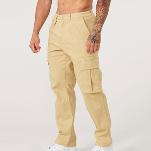 Pantalon cargo pour homme RNSHANGER, décontracté, grandes poches, couleur unie, sport, course à pied, pantalon long multi-poches, pantalon <span class=keywords><strong>de</strong></span> travail pour homme - Product Image 5