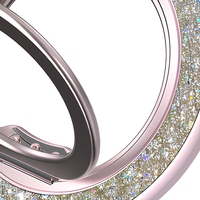 Support magnétique puissant pour téléphone avec anneau, pour iPhone 15 14 13, avec paillettes de luxe et diamants, support pliable pour téléphone portable, poignée de maintien pour doigt