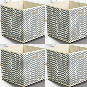 Porte-vêtements pliable carré gain de place - Organisateur de garde-robe moderne en tissu PP avec cintres multi-pantalons pour chambre à coucher et bureau - Product Image 2