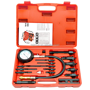 Kit de testeur de compression de moteur <span class=keywords><strong>diesel</strong></span> professionnel TU-15B 0-1000 PSI, manomètre de pression de cylindre universel pour camions, tracteurs, voitures - Product Image 1