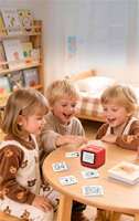 Impresora de Códigos de Barras Inteligente con IA para Niños, Mini Máquina de Impresión Instantánea, 21 Idiomas, para la Creatividad y la Concentración