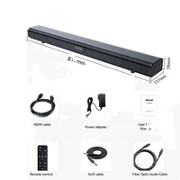 Système de son super Oforui 2.1 canaux 70W Surround stéréo sans fil Home Cinéma Haut-parleur Compatible TV Barres de son stéréo