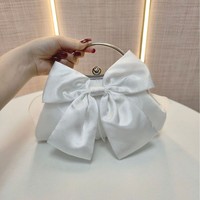 Sac à main de soirée en soie blanche, style trapèze, pour mariage et banquet, en dentelle de polyester, haut de gamme, style féerique, pour robe Cheongsam - Vente chaude transfrontalière