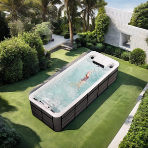 Grande <span class=keywords><strong>piscine</strong></span> <span class=keywords><strong>intérieure</strong></span> de massage sexy avec sol en fibre de verre Spa à remous pour baignoire extérieure - Product Image 1