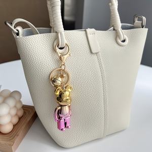 Cute <b>Bear</b> Keyring Gloomy <b>Bears</b> Doll <b>Figurine</b> Keychain with Bell Christmas Birthday Valentines Favors - Product Image 6