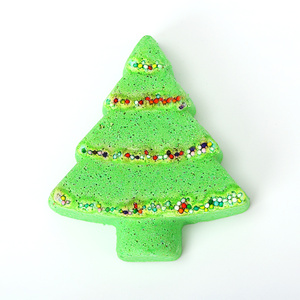 Bombes de bain de Noël entièrement naturelles et biologiques en gros OEM, série de fêtes artisanale de l'usine, étiquette privée, bombes effervescentes pour baignoire, sel de soda - Product Image 6