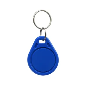 Tùy chỉnh rewritable thang máy RFID keyfob t5577 tk4100 13.56MHz 125Khz RFID Keychain cho kiểm soát truy cập