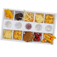 Boîte à Plat de Service en Papier Kraft pour Pique-nique, Camping, Fête, Boîte à Desserts, Plateau Repas, Brunch, Boîte de Traiteur avec Séparateurs et Couvercle