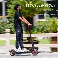 Trottinette électrique de 36V, 350W, avec moteur sans balais, pliable à deux roues, en alliage d'aluminium de 25 km/h, IP65, livraison directe en entrepôt européen et américain