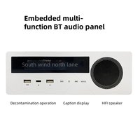 Meuble de chevet multifonction intégré avec audio BT, charge USB, accessoires de meubles audio BT