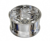 Jantes forgées en alliage d'aluminium super concaves polies sur mesure 6x5.5 8x6.5 8x170 8x180 pour Dodge Ram 1500 2500 3500