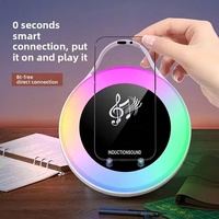 Station de charge sans fil à induction magique haut de gamme avec lumière de nuit RGB et support de téléphone pour table de chevet – Prête à être expédiée en gros