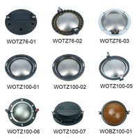 99.2mm CCAW koil suara Tweeter, kit diafragma Titanium, aksesori Speaker, suku cadang Speaker, diafragma Tweeter
