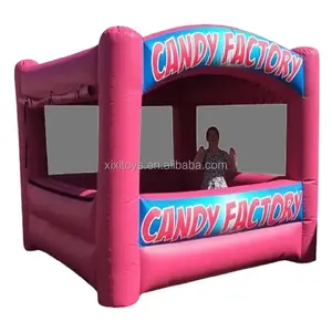 inflatable candy floss stand carnival inflatable popcorn booth birthday party blow up candy factory booth tent