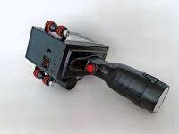 12,7 mm draagbare mini handheld TIJ-printer voor het printen van logo's, datums, vervaldatum en serienummers