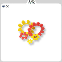 Plaque élastique en polyuréthane flexible personnalisable OEM, coussinet de connexion en caoutchouc, accouplement en étoile, accouplements d'arbre