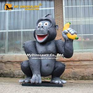 Статуя V king kong gorila в натуральную величину для украшения - Product Image 2