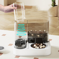 Mangeoire automatique chien chat bol de nourriture avec fontaine d'eau grande capacité distributeur de stockage de nourriture pour animaux de compagnie conteneur chiot accessoires pour animaux de compagnie