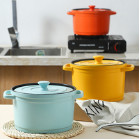 Casserole en céramique noire sur mesure, plusieurs couleurs au choix, ensemble de casseroles