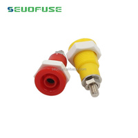 Terminal 4mm prise banane prise de cuivre test de panneau prise 4mm prise haute isolation sécurité connecteur de siège mère