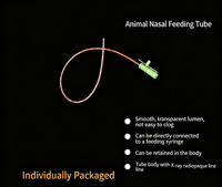 Sonde nasogastrique jetable stérile souple – Outil professionnel pour l'alimentation et les soins nasogastriques des animaux vétérinaires
