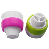 Vevor — coupleur de pâtisserie, avec 3 couleurs, grandes pointes de moulage en plastique, convertisseur pour la décoration de gâteaux, conseils russes