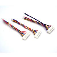 Produsen kawat kustom JST PH 2.0mm rakitan kabel terisolasi PVC 2-arah ke 9-arah konduktor tembaga untuk elektronik