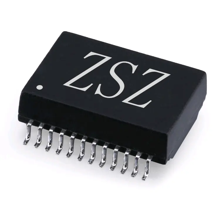 24 Pin Ethernet Magnetics LAN SMD 1000 Base-T เครือข่ายชีพจรหม้อแปลง S558-5999-AT-F